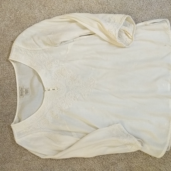 Lucky Brand Tops - Lucky Brand "xs" embroidery